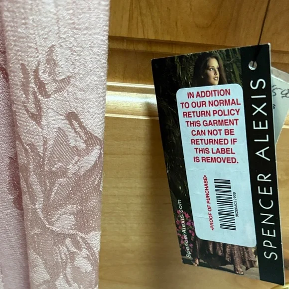 Elegant Pink Lace Maxi Dress - Picture 3 of 9